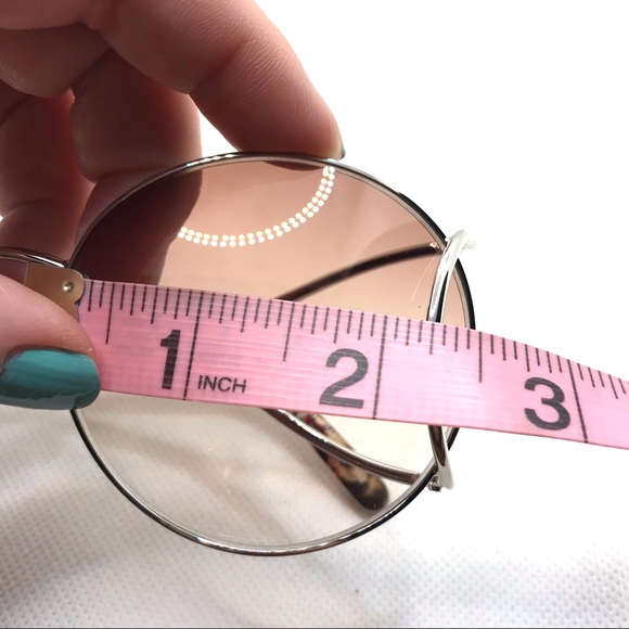 CHLOE ROUND FRAME  SILVER METAL OVERSIZED SUNGLASSES WITH CASE NIB - Picture 14 of 16